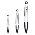 thumbnail image 1 of Pinzas de Cocina Cateissary Utensilios de Cocina para Ensaladas y Barbacoa 7 Pulgadas Negro, 1 of 6