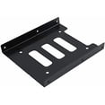 thumbnail image 2 of wqlpp-SSD Bracket 2.5 to 3.5 Adapter 2Pack, SSD Mounting Bracket Kit 2.5 to 3.5 SSD HDD Hard Disk Drive Bays Holder Metal Mounting Bracket Adapter with Screws for PC SSD, 2 of 4