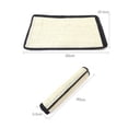 thumbnail image 5 of Tablero para gatos, alfombrilla para rascar, rascador para gatos, portátil, juguete, cáñamo, sisal, muebles duraderos, protector de mesa para sofá, suministros para mascotas (tamaño grande), 5 of 5