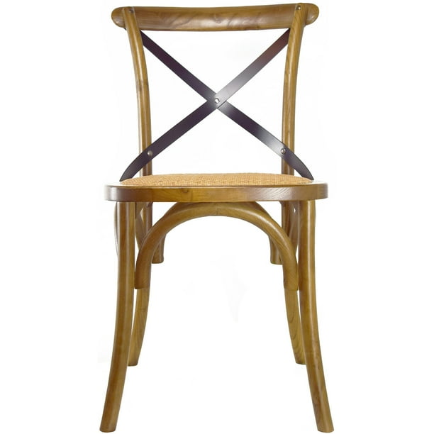 2xhome Walnut Mid Century Modern Farmhouse Antique Cross ...