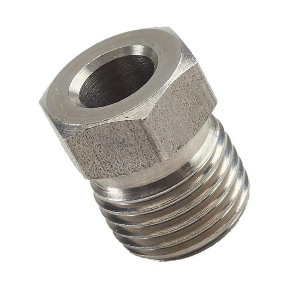 Speedway Stainless Steel 1/2 Inch Fitting Tube Nut, 1/4 Tubing