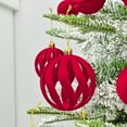 thumbnail image 5 of 36pcs Velvet Christmas Ball Ornaments, Flocked Shatterproof Christmas Ornaments Hanging Xmas Tree Decorations Set for Home Party Holiday Decor, 5 of 7