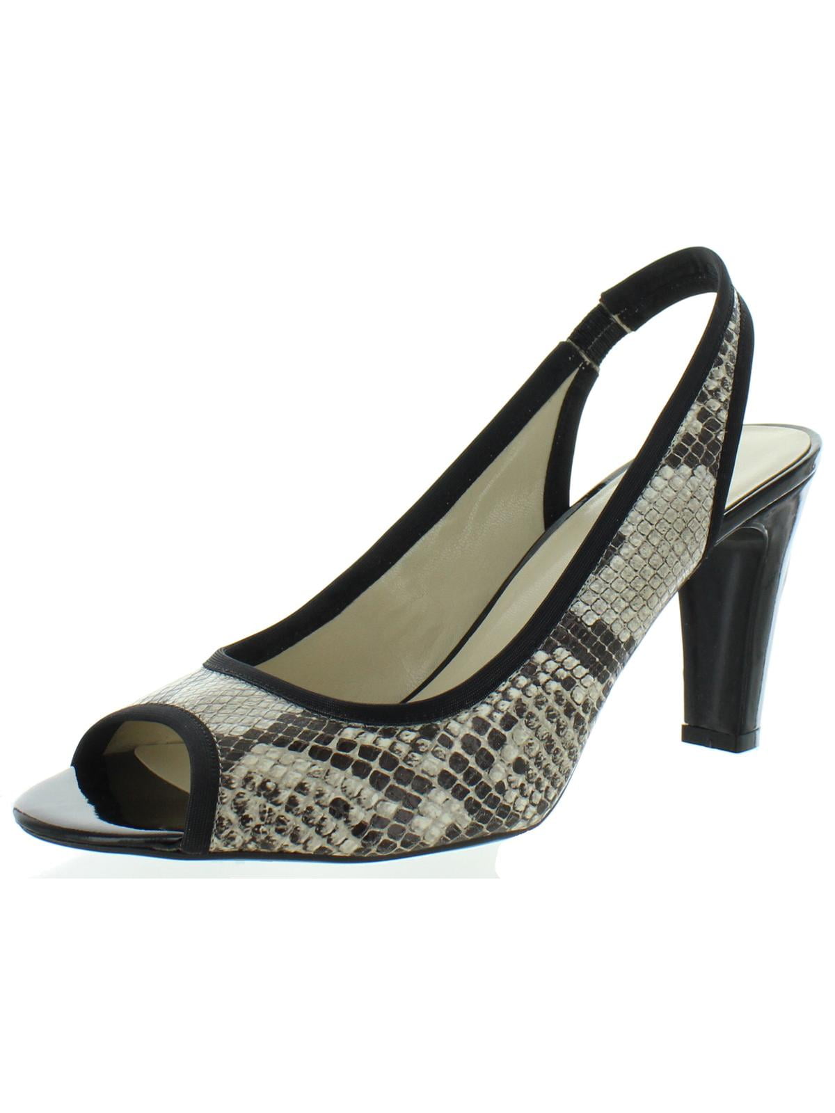 anne klein peep toe slingback