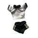 thumbnail image 5 of Conjunto de ropa para figuras de acción 1/12: top corto y pantalones cortos. Conjunto de ropa deportiva de moda para muñecas. Camisa de corta Verde, 5 of 8