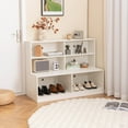 thumbnail image 2 of Costway Armoire à Chaussures d'Entrée 2-en-1 Armoire de Rangement et Banc à Chaussures Combo pour Salon, 2 of 10