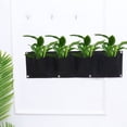 thumbnail image 3 of TABLZONE 2Ud Bolsa De Crecimiento Para Plantas Colgante De Material Fieltro Negro Para Uso En Pared, 3 of 8