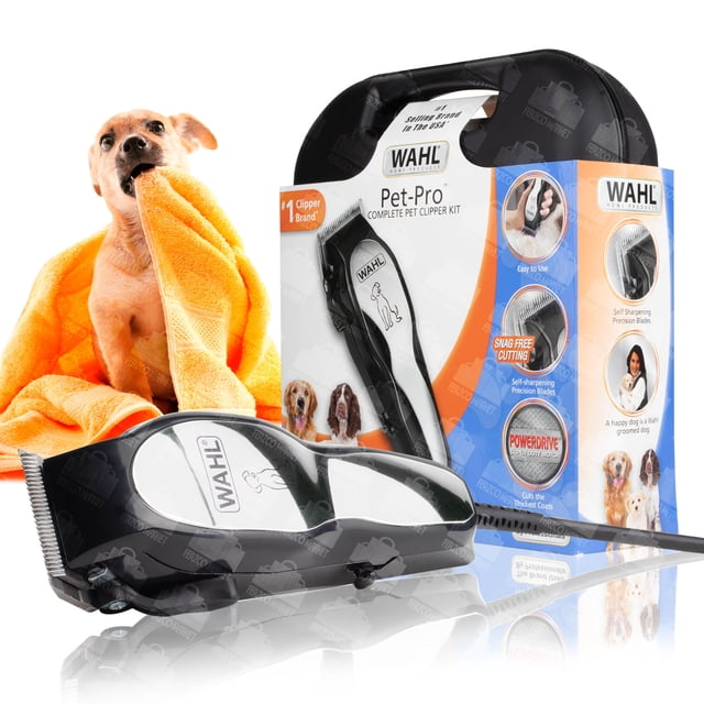 Máquina Corta Pelo Wahl Perros Mascotas Pet Pro Kit 12 Pzas 9281-210