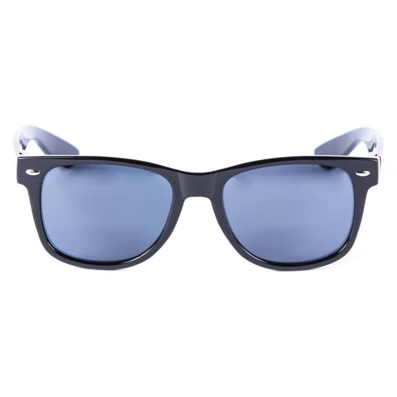 Classic Style Full Lens (No Bifocal) Reading Sunglasses for Men and Women - Black - 1.25