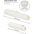 thumbnail image 3 of WWS-Toilet Paper Holder Roller Replacement, 2Pcs 6.5inch Plastic Toilet Paper Spring Rod Toilet Tissue Holder Replacement Spindle Replacement Rod fits Extra Large Bathroom Tissue Rolls (White), 3 of 4