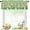 Cute Bunny, variant on Lucky Clover Valance Curtain for Kitchen Windows St. Patrick''s Day Clover Green Irish Clover Lucky Shamrock Elegant Bathroom Window Curtain Valance Rod Pocket for Bedroom Living Room, 1 Panel