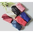 thumbnail image 5 of Winter Gloves for Boys Girls - Kids Warm Knit Thermal Cable Knitted Gloves Wool Fleece Lined Mittens for Cold Weather, 5 of 7