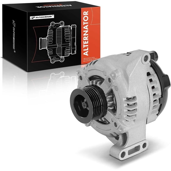 A-Premium Alternator Compatible with Fiat 500 2012-2017 1.4L, 12V 120A 5-Groove Pulley Clockwise, Replace# 104210-1750, TN104210-1750