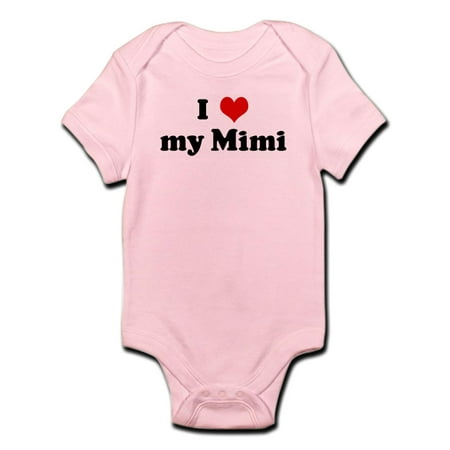 

CafePress - I Love My Mimi Infant Bodysuit - Baby Light Bodysuit