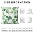 thumbnail image 5 of FUMJ Sage Green Leaf Throw Pillow Covers Spring Summer Watercolor Eucalyptus Leaves Pillows Cover Floral Pillow Case Decorative Cushion Cover for Outdoor Home Couch Bed Sofa Decor, 5 of 5