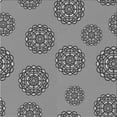 thumbnail image 1 of Ahgly Company Tapis d'Intérieur Lavable en Machine Carré Gris Transitionnel, 6 Pieds Carré, 1 of 7