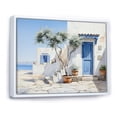 thumbnail image 2 of Designart "Greece Cycladic euphony II" Landscapes Floater Framed Canvas Wall Art, 2 of 7
