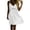 White, variant on Odbmxy Womens Dresses Mini Cotton Summer Cami Sundresses for Women Casual Sleeveless Tank V-Neck Holiday