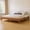 Pecan, variant on Bear Platform Bed (King), Oak Embossed Pecan