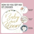 thumbnail image 4 of Baby in Bloom Backdrop Pink Flower Baby Shower Photography Background for Girl Rustic Floral Watercolor Rose Blossom Gold Dot Newborn Birthday Banner Party Decorations Banner Photo Booth Props, 4 of 4