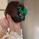 thumbnail image 2 of Clip de pinza de pelo de acetato acrílico verde con forma de M de calidad a la moda Sincero Hogar, 2 of 6