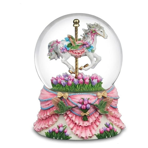 Hummingbird Carousel Waterglobe