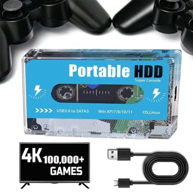 Super Pocket Console, Retro Disk - Ultimate Retro Gaming Console 2024 Admite 70 emuladores, Retrodisk Emulator, Consola de juegos retro con 1000,000 juegos, Dispositivos de videojuegos