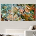 thumbnail image 2 of wall26 Canvas Print Wall Art Set Blue, Orange, Green &amp; Pink Paint Collage Abstract Shapes Illustrations Modern Art Chic Colorful Multicolor Ultra for Living Room, Bedroom, Office - 16"x24&qu, 2 of 5