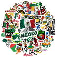 thumbnail image 2 of 35pcs Colorful Stickers Mexican Traditions Decals Festive Stickers Culture Stickers for Laptops Suitcases Guitars, 2 of 9