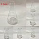 thumbnail image 5 of Matraz de Zulema Cristalería de Laboratorio 100 ml Frasco cónico de vidrio 124mm, 5 of 6