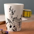 thumbnail image 3 of Ceramic Cup Coffee Mug Instrument Mug Cup Musical Note Creative Gift Yellow Drum, 3 of 9