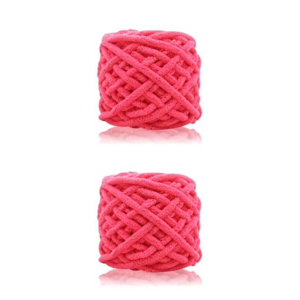 Injueey Hilo de ganchillo cálido de 100g para mujer, suéter, manta tejida a mano, bufandas de hilo de una sola hebra, artesanía DIY No.06 2piezas Injueey CBP163525