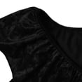 thumbnail image 7 of Ruffle Neck Flowy Velvet Midi Dress for Women Sleeveless Fitted Waist Dress Luxurious and Feminine for Wedding Guest and Dinners, 7 of 7