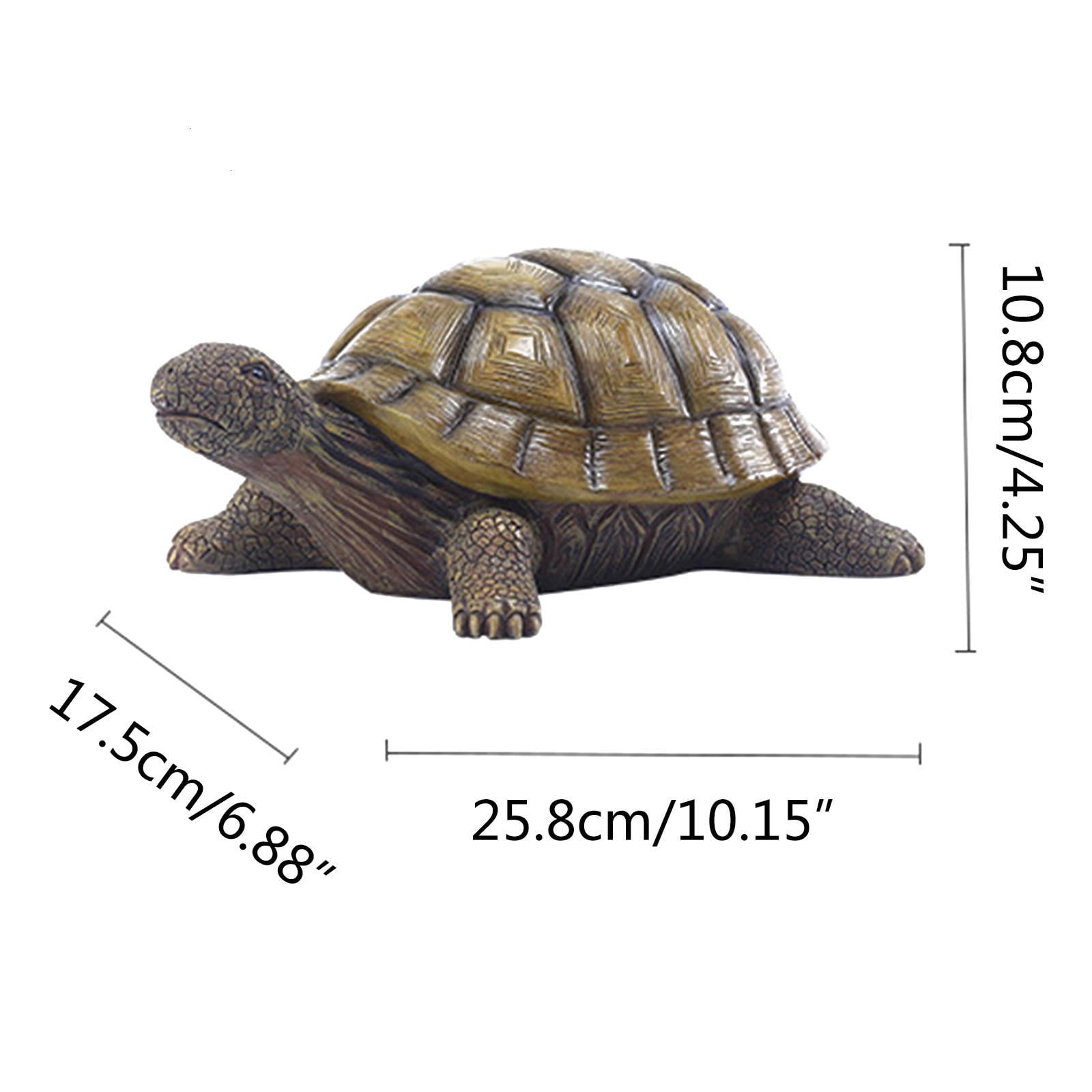 Resin for Turtle Statue Lucky Fengshui Ornament Art Decor for Indoor Outdoor Garden Yard Decoration Figur