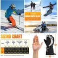 thumbnail image 6 of Heated Gloves for Men Women 7.4V Rechargeable Electric Glove Touchscreen Waterproof Non-Slip Hand Warmer for Christmas Winter Outdoor Work Motorcycle Ski Hiking Camping Hunting Riding Raynaud, 6 of 9
