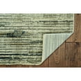 thumbnail image 6 of 8â€™ Round Blue Ivory Abstract Striped Area Rug, 6 of 10
