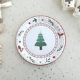 thumbnail image 5 of ACDANC Shatterproof Christmas Tree Dinner Plates Disposable Party Tableware Pack of Ten for Holiday Gatherings and Festive Celebrations Ideal for Indoor Or Outdoor Parties Christmas Dinner Plates, 5 of 7