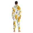 thumbnail image 7 of 1 Piece Adult Onesie Pajamas Cozy & Loose-Fit Sleepsuit Loungewear with Pockets Daisies and Bees Pattern X-Small, 7 of 7
