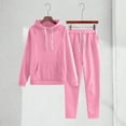 thumbnail image 2 of Mercatoo Toddler Kids Fleece Tracksui𝘁 Boys Girls 2 Piece Sweatsuit Jogging Outfits Jogger Sweatpants & Hooded Sweatshirt Clothing Set, 2 of 7