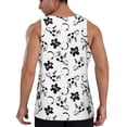 thumbnail image 3 of Gaeub Cute Cow and Milk Stains Men's Athletic Tank Top, Workout Sleeveless Shirts, Running Tank Tops for Gym, Running, Training - Large, 3 of 9