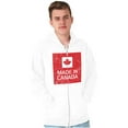 thumbnail image 5 of Made In Canada Patriotic Canadian Zip Up Hoodie Men's Women's Brisco Brands M, 5 of 6