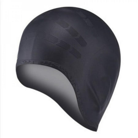 

Abcelit High-quality Silicone Swimming Cap Ladies Hair Waterproof Hair Care Ear Cap Swimming Accessory