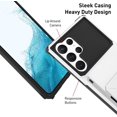 thumbnail image 4 of Wallet Case for Samsung Galaxy S23 Ultra Case with 4-Card Credit Card Holder Slot Shockproof Cover Hybrid Heavy Duty Protection Armor Phone Case-White, 4 of 6