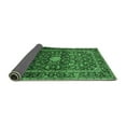 thumbnail image 2 of Ahgly Company Indoor Round Medallion Emerald Green Traditional Area Rugs, 8' Round, 2 of 4