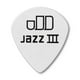 thumbnail image 2 of Púas de guitarra Jim Dunlop Tortex White Jazz III 0,88 mm, paquete de 12, 2 of 5