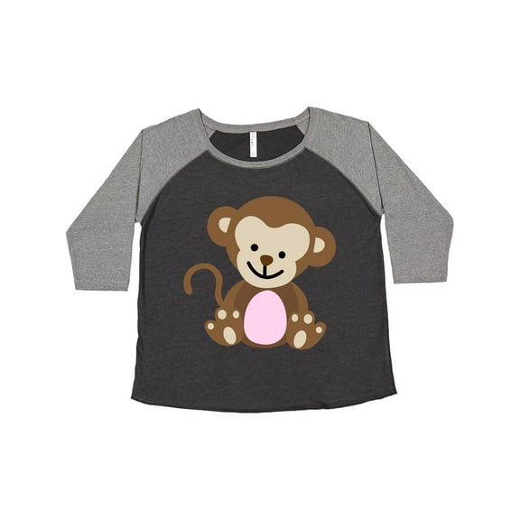 Inktastic monkey Women's Plus Size T-Shirt