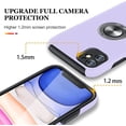 thumbnail image 5 of Kick Stand Case for iPhone 11 Heavy Duty with Magnetic Ring Case {Shock Proof-Built in Kickstand - Dual Layer Rubber- iPhone 11} Color Purple, 5 of 6