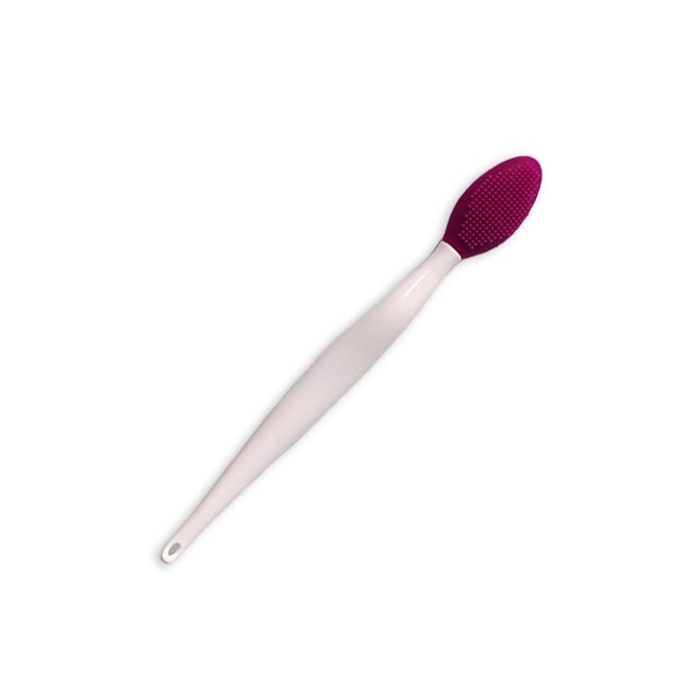 Qarigey Cepillo de labios Profesión Polvo multicolor Removedor de comedón Suministros cosméticos Limpieza facial Cepillos exfoliantes Azul Cuerpo del baño Violeta