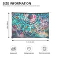 thumbnail image 3 of Cauagu Watercolor Mandala for Tyvek Makeup Bag,Reusable Travel Cosmetic Bag Women Organizer Toiletry Bag Birthday,Gifts for Women Girlfriend Mom Teacher 6.5’’*8.9’’, 3 of 7