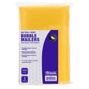 BAZIC Kraft Bubble Mailers #000 4"x7.25" Padded Cushion Envelope, 5-Count
