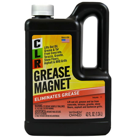 CLR Grease Magnet Industrial Strength Degreaser, 42 Oz Pourable (Best Algae Magnet Cleaner)